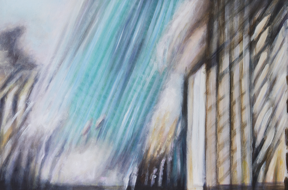 2012 – 2 – 2015, 2015, Acryl auf Leinwand, 62 × 94 cm