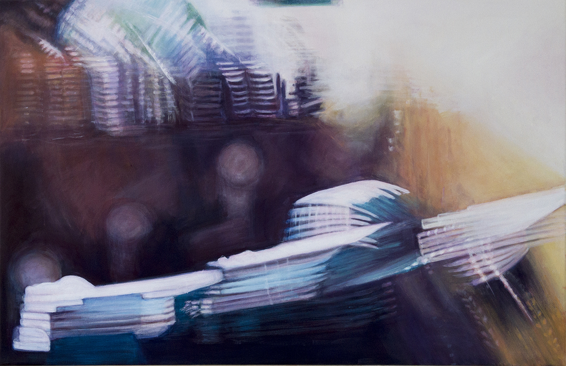 2012 – 5 – 2015, 2015, Acryl auf Leinwand, 84 × 130 cm