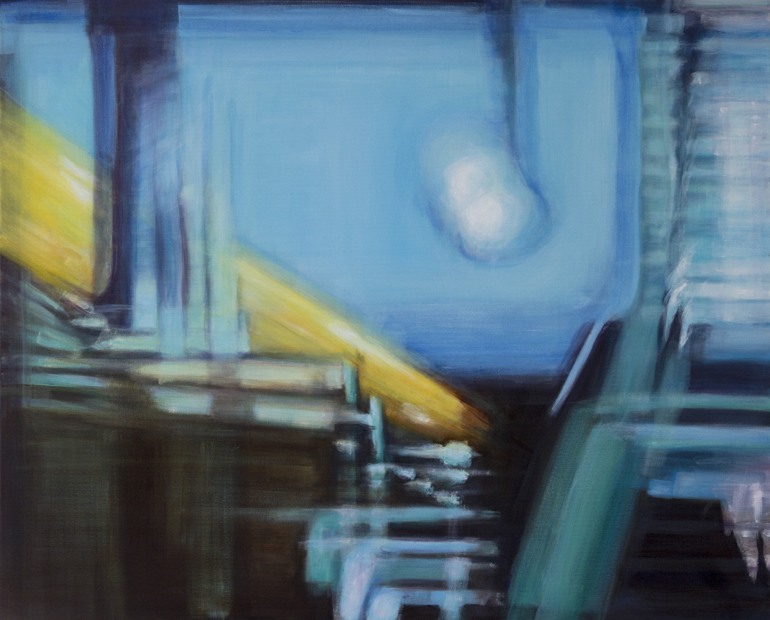Flightplan 5 – 2013, 2013, Acryl auf Leinwand, 90 × 110 cm