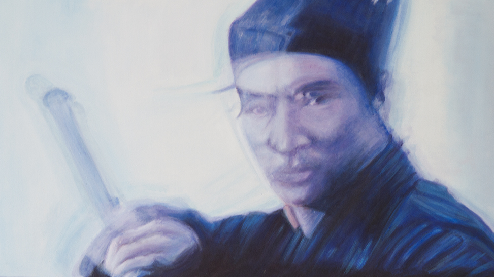 Hero 2 – 2014, 2014, Acryl auf Leinwand, 53 × 94 cm