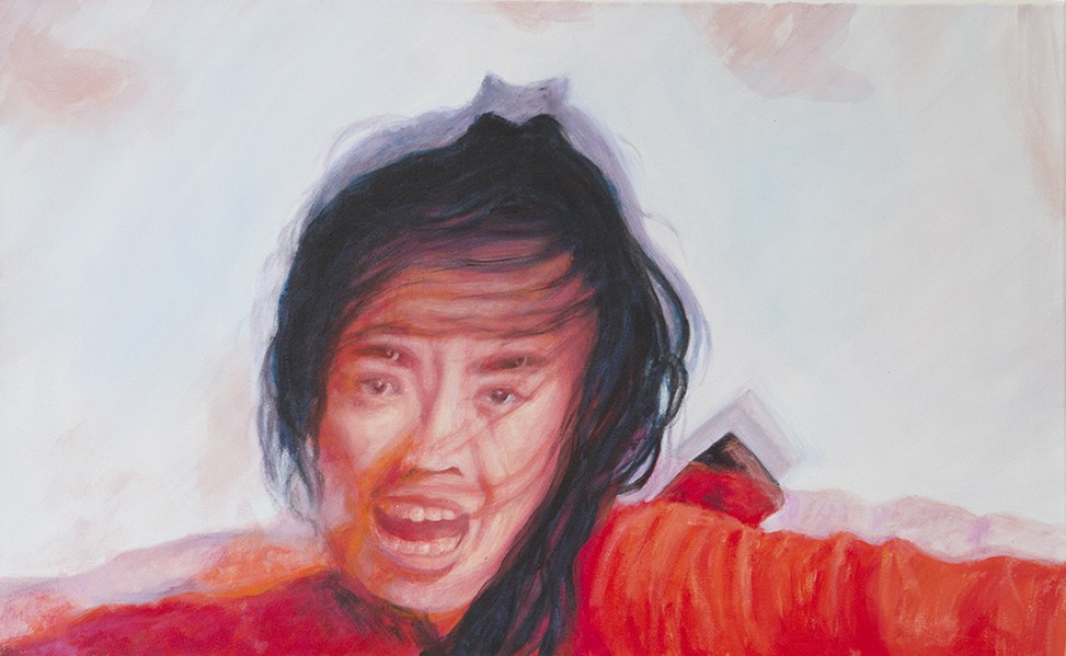 Hero 3 – 2014, 2014, Acryl auf Leinwand, 53 × 87 cm