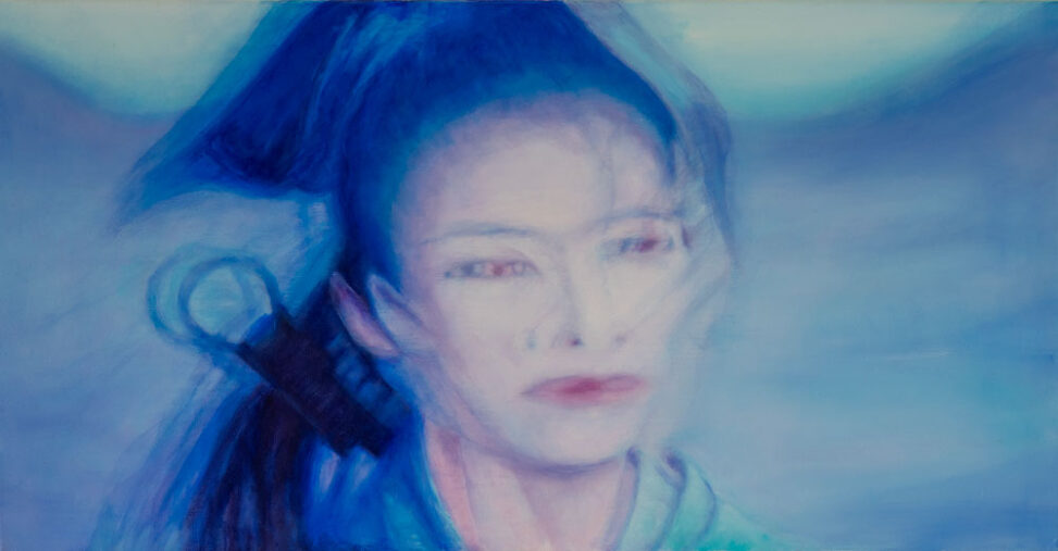 Hero 1 – 2019, 2019, Öl auf Leinwand, 47 × 89 cm