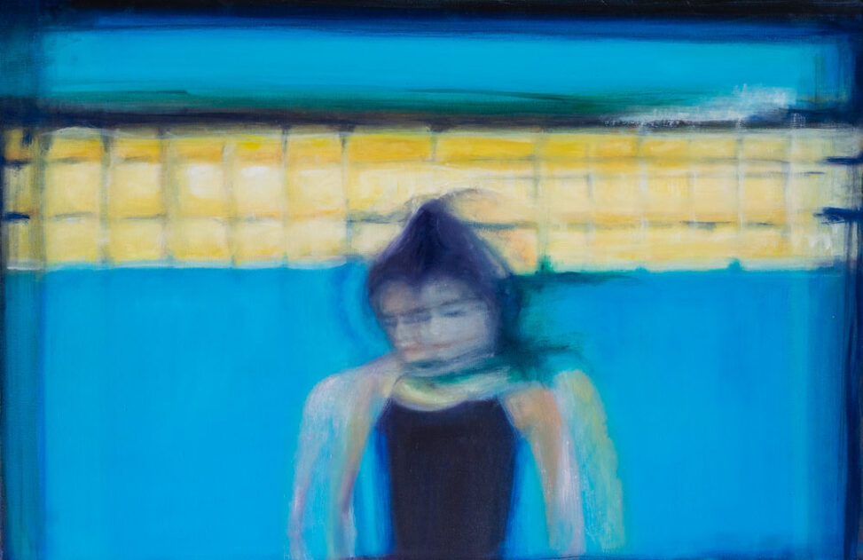 Tatort 9 – 2020, 2020, Öl auf Leinwand, 50 × 78 cm