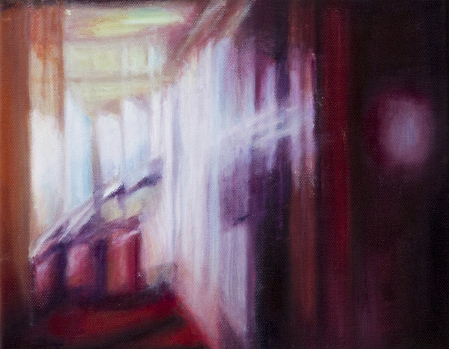 Tatort 3 – 2016, 2016, Öl auf Leinwand, 24 × 30 cm