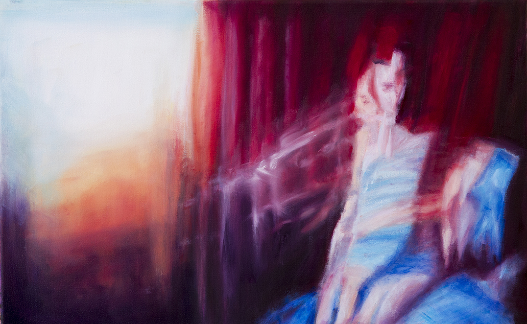 Tatort 4 – 2016, 2016, Öl auf Leinwand, 31 × 49 cm